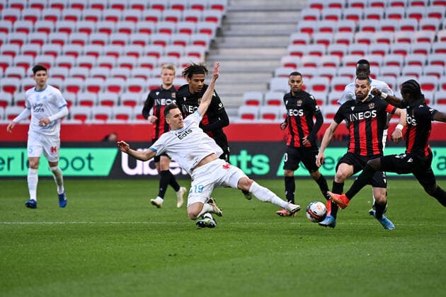19 ARKADIUSZ KRYSTIAN MILIK (OM) FOOTBALL : Nice vs Marseille - Ligue 1 Uber Eats - 20 03 2021 FEP Panoramic 