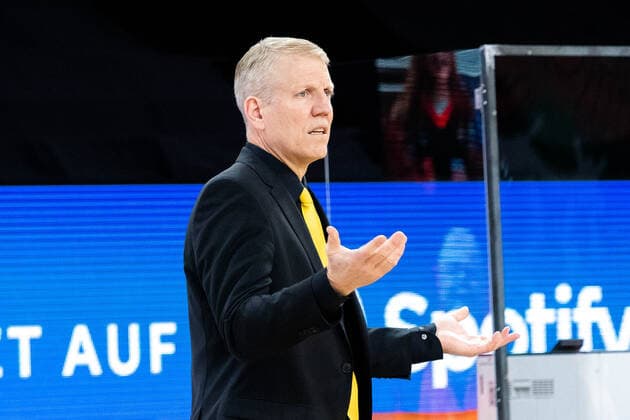 John Patrick (MHP Riesen Ludwigsburg Headcoach) GER, Ratiopharm Ulm vs. MHP Riesen Ludwigsburg, easycredit 1.Bundesliga Basketball, 24.Spieltag, Saison 2020 21, 20.03.2021 Ratiopharm Ulm vs. MHP Riesen Ludwigsburg, 1.Basketball Bundesliga Neu-Ulm Copyright: xEibner-Pressefoto RogerxBuerkex EP_EER