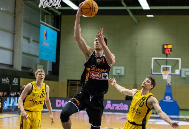 Rytis Pipiras (Wiha Panthers Schwenningen, 11)¨¨Tigers Tübingen vs. Wiha Panthers Schwenningen, 2. Basketball, Bundesliga, Pro A, Barmer 2 Basketball, Spieltag 7, Spielzeit 2020 2021, 20.03.2021, ¨¨ Tigers Tübingen - Wiha Panthers Schwenningen, Basketball, 2. Bundesliga, Barmer 2 Basketball, Spieltag 7, Spielzeit 2020 2021, 20.03.2021 Rottenburg am Neckar Copyright: xDennisxDuddek xEibnerxPressefotox EP_DDU