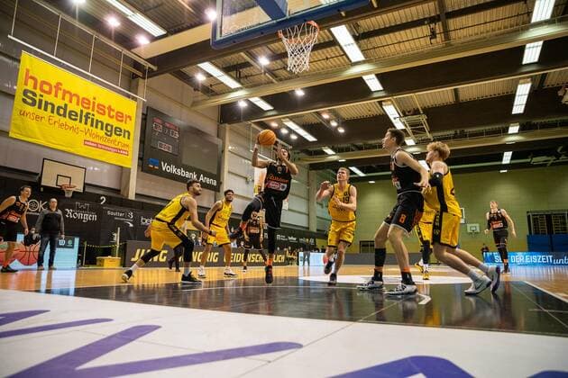 Nate Britt (Wiha Pantehrs Schwenningen 1)¨¨¨Tigers Tübingen vs. Wiha Panthers , 2. Basketball, Bundesliga, Pro A, Barmer 2 Basketball, Spieltag 7, Spielzeit 2020 2021, 20.03.2021, ¨¨ Tigers Tübingen - wiha Panthers, Basketball, 2. Bundesliga, Barmer 2 Basketball, Spieltag 7, Spielzeit 2020 2021, 20.01.2021 Rottenburg am Neckar Copyright: xNinaxSander xEibnerxPressefotoxIx EP_NSR