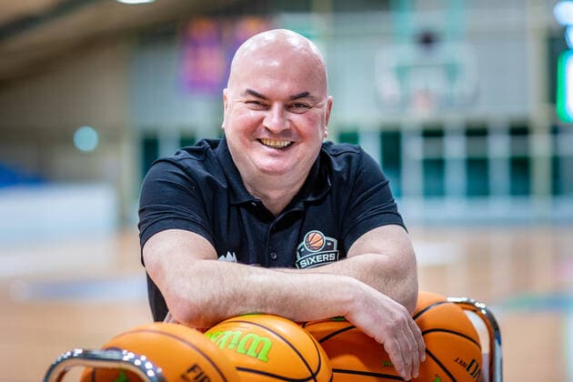 BSW Sixers Manager Maik Leuschner waehrend der Saison 2020-21 (Herren) in der Barmer Bundesliga ProB zwischen BSW Sixers und ETV Hamburg Basketball in der Ballsporthalle Sandersdorf am 20. March 2021 in Sandersdorf, Sachsen Anhalt, Deutschland