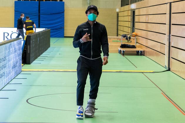 Joshua Sharkey (Tigers Tübingen, 3)¨¨¨Tigers Tübingen vs. Wiha Panthers , 2. Basketball, Bundesliga, Pro A, Barmer 2 Basketball, Spieltag 7, Spielzeit 2020 2021, 20.03.2021, ¨¨ Tigers Tübingen - wiha Panthers, Basketball, 2. Bundesliga, Barmer 2 Basketball, Spieltag 7, Spielzeit 2020 2021, 20.01.2021 Rottenburg am Neckar Copyright: xNinaxSander xEibnerxPressefotoxIx EP_NSR