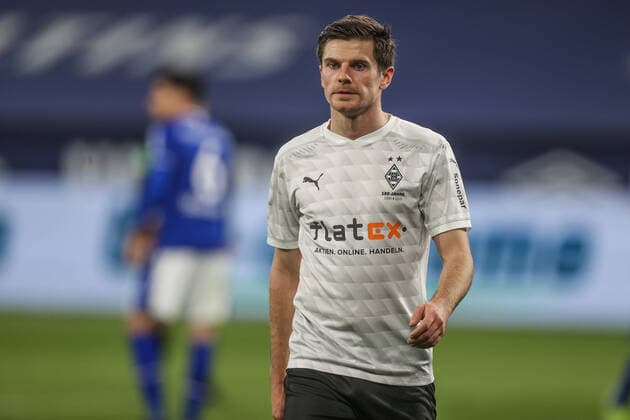 FC Schalke 04 - Borussia Mönchengladbach 20.03.2021, Fussball, Saison 2020 2021, 1. Bundesliga, 26.Spieltag, FC Schalke 04 - Borussia Mönchengladbach, Jonas HOFMANN (Borussia Mönchengladbach) Tim Rehbein RHR-FOTO Pool DFL REGULATIONS PROHIBIT ANY USE OF PHOTOGRAPHS AS IMAGE SEQUENCES AND OR QUASI-VIDEO. Gelsenkirchen Veltins Arena NRW Deutschland