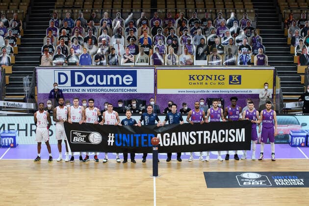 BG Göttingen - Telekom Baskets Bonn 21.03.2021, Basketball-Bundesliga easyCredit-BBL, Saison 2020 2021, Hauptrunde, 24. Spieltag, BG Göttingen - Telekom Baskets Bonn. Göttingen Niedersachsen Deutschland