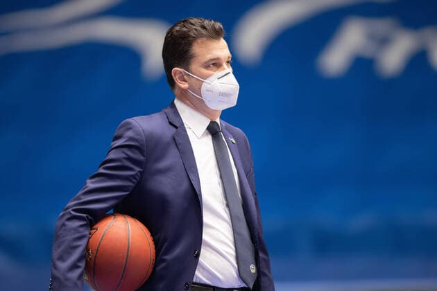 Fraport Skyliners - Alba Berlin, easyCredit BBL Associate Headcoach Israel Gonzalez (Alba Berlin). Basketball-Spiel der easyCredit BBL zwischen den Fraport Skyliners und Alba Berlin am 21. Maerz 2021 in der Fraport-Arena in Frankfurt am Main., Frankfurt am Main Hessen Deutschland Fraport-Arena
