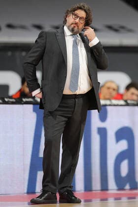 Cheftrainer Andrea Trinchieri (Muenchen) GER, FC Bayern Basketball vs. Mitteldeutscher BC, Basketball, BBL, Saison 2020 2021, 23.03.2021, GER, FC Bayern Basketball vs. Mitteldeutscher BC, Basketball, BBL, Saison 2020 2021, 23.03.2021, Muenchen Copyright: xMarcelxEngelbrechtx Eibner-Pressefotox EP_met