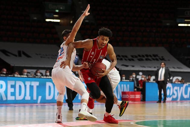 Jason George (Muenchen) GER, FC Bayern Basketball vs. Mitteldeutscher BC, Basketball, BBL, Saison 2020 2021, 23.03.2021, GER, FC Bayern Basketball vs. Mitteldeutscher BC, Basketball, BBL, Saison 2020 2021, 23.03.2021, Muenchen Copyright: xMarcelxEngelbrechtx Eibner-Pressefotox EP_met