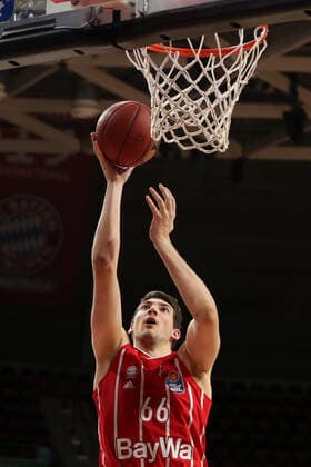 Matej Rudan (Muenchen) GER, FC Bayern Basketball vs. Mitteldeutscher BC, Basketball, BBL, Saison 2020 2021, 23.03.2021, GER, FC Bayern Basketball vs. Mitteldeutscher BC, Basketball, BBL, Saison 2020 2021, 23.03.2021, Muenchen Copyright: xMarcelxEngelbrechtx Eibner-Pressefotox EP_met