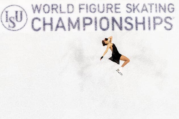Bilder des Jahres 2021, Sport 03 März Sport Themen der Woche KW12 Sport Bilder des Tages 210324 Dasa Grm of Slovenia competes in the Ladies Short Program during the ISU World Figure skating, Eiskunstlauf Championships on March 24, 2021 in Stockholm. Photo: Maxim Thore BILDBYRAN kod MT MT0145 bbeng figure skating isu world championships stockholm day 1 konstakning vm i konstakning konstaknings-vm kortprogram dam short program *** 210324 Dasa Grm of Slovenia competes in the Ladies Short Program during the ISU World Figure Skating Championships on March 24, 2021 in Stockholm Photo Maxim Thore BILDBYRAN code MT MT0145 bbeng figure skating isu world championships stockholm day 1 konstakning vm i konstakning konstaknings vm kortprogram dam short program,  Copyright: MAXIMxTHORE BB210324MT015