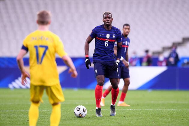 06 PAUL POGBA (FRA) FOOTBALL : France vs Ukraine - Qualifications Coupe du Monde 2022 - 24 03 2021 FEP Panoramic 