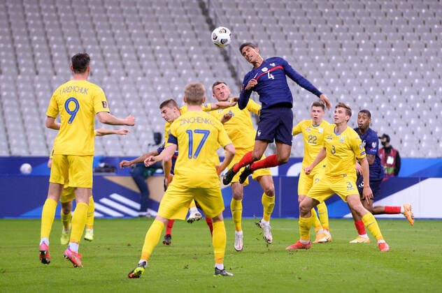 04 RAPHAEL VARANE (FRA) FOOTBALL : France vs Ukraine - Qualifications Coupe du Monde 2022 - 24 03 2021 FEP Panoramic 