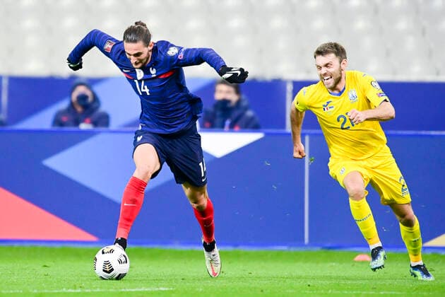 Adrien Rabiot (France) FOOTBALL : France vs Ukraine - Eliminatoires coupe du Monde 2022 - 24 03 2021 JBAutissier Panoramic 