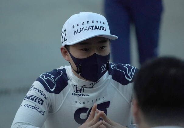 Formula 1 Gulf Air Bahrain Grand Prix 2021 25.03.2021, Bahrain International Circuit, Sakhir, Formula 1 Gulf Air Bahrain Grand Prix 2021 ,im Bild Yuki Tsunoda (JPN 22), Scuderia AlphaTauri Honda