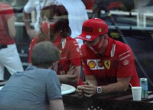 Formula 1 Gulf Air Bahrain Grand Prix 2021 25.03.2021, Bahrain International Circuit, Sakhir, Formula 1 Gulf Air Bahrain Grand Prix 2021 ,im Bild Charles Leclerc (MCO 16), Scuderia Ferrari Mission Winnow