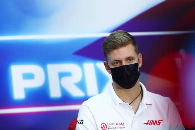 F1 Grand Prix of Bahrain 47 Mick Schumacher (GER, Haas F1 Team), F1 Grand Prix of Bahrain at Bahrain International Circuit on March 25, 2021 in Sakhir, Bahrain. (Photo by Dan Istitene Formula 1 Getty Images FIA Pool via HOCH ZWEI) Sakhir Bahrain International Circuit Bahrain Poolfoto HOCH ZWEI Pool Formula 1 via Get ,EDITORIAL USE ONLY