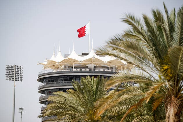 Track illustration atmosphere during Formula 1 Gulf Air Bahrain Grand Prix 2021 from March 26 to 28, 2021 on the Bahrain International Circuit, in Sakhir, Bahrain - Photo Florent Gooden DPPI LiveMedia Editorial Usage Only  Copyright: xLiveMedia DPPI FlorentxGoodenx xIPAx