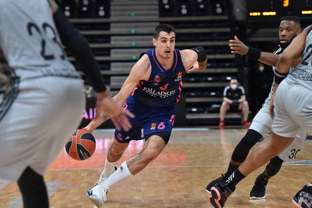 Alberto Abalde (real madrid) BASKETBALL : LDLC ASVEL vs Real Madrid - Euroleague - 25 03 2021 FredericChambert Panoramic 