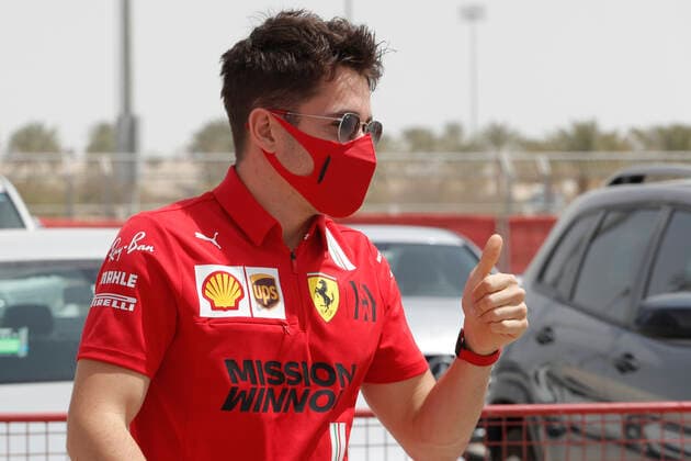16 Charles Leclerc (MON, Scuderia Ferrari Mission Winnow), F1 Grand Prix of Bahrain at Bahrain International Circuit on March 26, 2021 in Sakhir, Bahrain. (Photo by HOCH ZWEI) Sakhir Bahrain