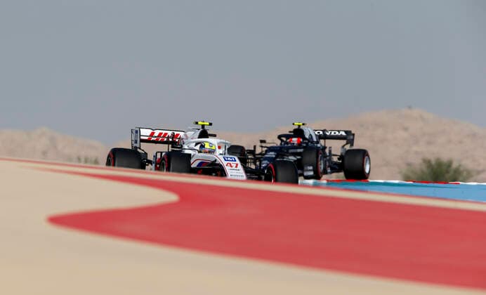 47 Mick Schumacher (GER, Haas F1 Team), F1 Grand Prix of Bahrain at Bahrain International Circuit on March 26, 2021 in Sakhir, Bahrain. (Photo by HOCH ZWEI) Sakhir Bahrain