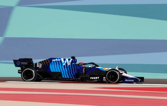 63 George Russell (GBR, Williams Racing), F1 Grand Prix of Bahrain at Bahrain International Circuit on March 26, 2021 in Sakhir, Bahrain. (Photo by HOCH ZWEI) Sakhir Bahrain