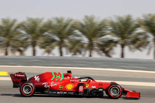16 Charles Leclerc (MON, Scuderia Ferrari Mission Winnow), F1 Grand Prix of Bahrain at Bahrain International Circuit on March 26, 2021 in Sakhir, Bahrain. (Photo by HOCH ZWEI) Sakhir Bahrain