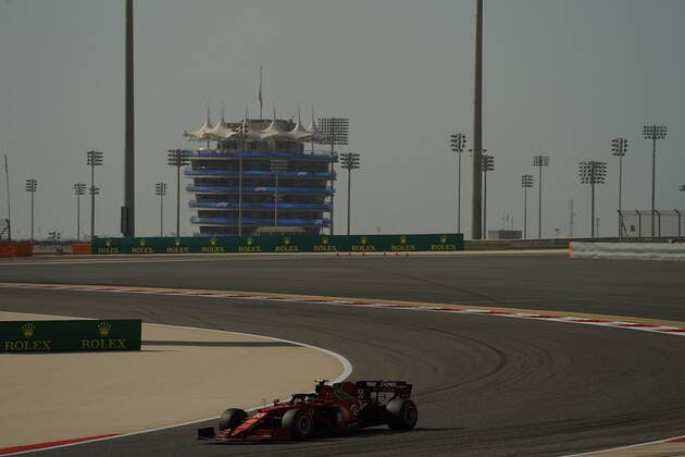 Formula 1 Gulf Air Bahrain Grand Prix 2021 26.03.2021, Bahrain International Circuit, Sakhir, Formula 1 Gulf Air Bahrain Grand Prix 2021 ,im Bild Carlos Sainz Jr. (ESP 55), Scuderia Ferrari Mission Winnow