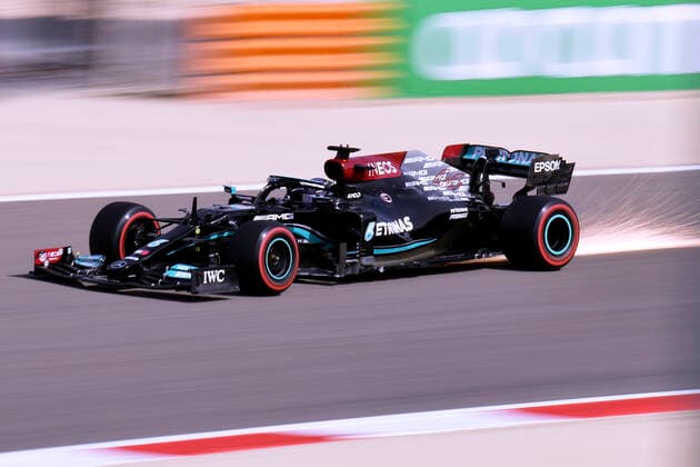 HAMILTON Lewis Mercedes AMG F1 Team FIA Formel 1 Saison 2021 in Bahrain 1.Tag Am 26.03.2021 Bahrain International Circuit As-Sachir