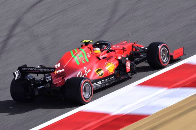 SAINZ Carlos jr. Scuderia Ferrari F1 Team FIA Formel 1 Saison 2021 in Bahrain 1.Tag Am 26.03.2021 Bahrain International Circuit As-Sachir