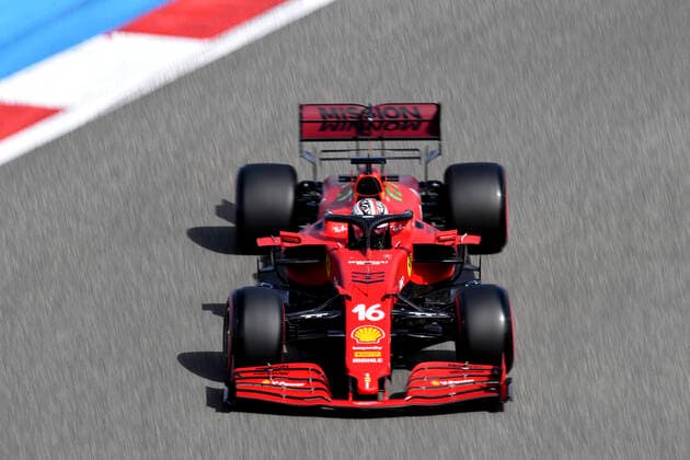 LECLERC Charles Scuderia Ferrari F1 Team FIA Formel 1 Saison 2021 in Bahrain 1.Tag Am 26.03.2021 Bahrain International Circuit As-Sachir