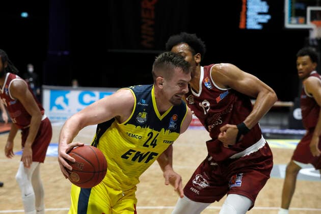 26.03.2021, easyCredit Basketball Bundesliga, BBL, Saison 2020 2021, Herren, Chemnitz Niners - EWE Basket Oldenburg Rasid Mahalbasic, EWE Baskets Oldenburg Chemnitz Messe Chemnitz Sachsen Germany