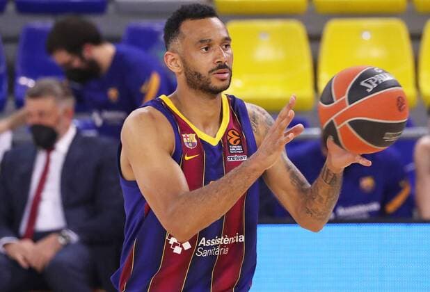 March 26, 2021, Barcelona, Catalonia, Spain: Adam Hanga during the match betweeen FC Barcelona, Barca and Alba Berlin, corresponding to the week 31 of the Euroleague, played at the Palau Blaugrana. Photo: JGS Cordon Press Cordon Press