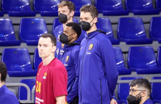 March 26, 2021, Barcelona, Catalonia, Spain: Pau Gasol during the match betweeen FC Barcelona, Barca and Alba Berlin, corresponding to the week 31 of the Euroleague, played at the Palau Blaugrana. Photo: JGS Cordon Press Cordon Press