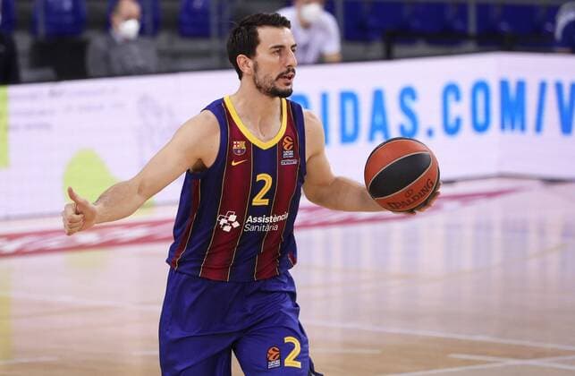 March 26, 2021, Barcelona, Catalonia, Spain: Leo Westermann during the match betweeen FC Barcelona, Barca and Alba Berlin, corresponding to the week 31 of the Euroleague, played at the Palau Blaugrana. Photo: JGS Cordon Press Cordon Press