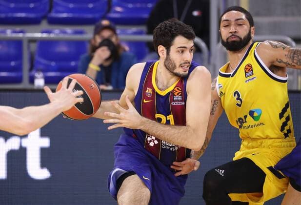 March 26, 2021, Barcelona, Catalonia, Spain: Alex Abrines during the match betweeen FC Barcelona, Barca and Alba Berlin, corresponding to the week 31 of the Euroleague, played at the Palau Blaugrana. Photo: JGS Cordon Press Cordon Press