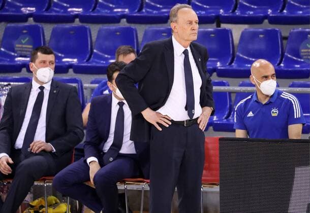 March 26, 2021, Barcelona, Catalonia, Spain: Aito Garcia Reneses during the match betweeen FC Barcelona, Barca and Alba Berlin, corresponding to the week 31 of the Euroleague, played at the Palau Blaugrana. Photo: JGS Cordon Press Cordon Press