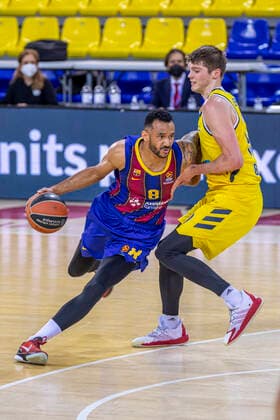 Euroliga F.C.Barcelona - Alba Berlin Temporada Regular 2020-21 Ronda 31 FC Barcelona, Barca ALBA BERLÃN 26 DE MARZO DE 2021, HORA LOCAL: 21:00 PALAU BLAUGRANA Ãrbitros: LATISEVS, OLEGS; BISSANG, JOSE; KARDUM, LUKA Copyright: xBEAUTIFULxSPORTS Cuadradox