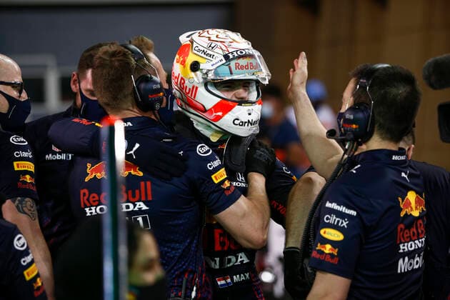 Sport Bilder des Tages 33 Max Verstappen (NED, Red Bull Racing), F1 Grand Prix of Bahrain at Bahrain International Circuit on March 27, 2021 in Sakhir, Bahrain. (Photo by HOCH ZWEI) Sakhir Bahrain