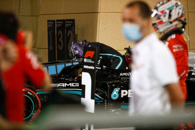 44 Lewis Hamilton (GBR, Mercedes-AMG Petronas F1 Team), F1 Grand Prix of Bahrain at Bahrain International Circuit on March 27, 2021 in Sakhir, Bahrain. (Photo by HOCH ZWEI) Sakhir Bahrain