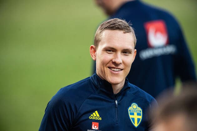 210327 Ludwig Augustinsson of the Swedish national football team during a training session on March 27, 2021 in Pristina. Photo: Ludvig Thunman BILDBYRAN kod LT LT0137 fotboll football soccer fotball vm-kval kval FIFA World Cup, WM, Weltmeisterschaft, Fussball qualifier qualifier träning training practice sverige sweden sverige a bbeng *** 210327 Ludwig Augustinsson of the Swedish national football team during a training session on March 27, 2021 in Pristina Photo Ludvig Thunman BILDBYRAN kod LT LT0137 fotboll football soccer fotball vm kval kval fifa world cup qualifier qualifier träning training practice sverige sweden sverige a bbeng,  Copyright: LUDVIGxTHUNMAN BB210327LT016