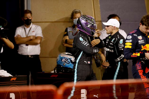 44 Lewis Hamilton (GBR, Mercedes-AMG Petronas F1 Team), F1 Grand Prix of Bahrain at Bahrain International Circuit on March 27, 2021 in Sakhir, Bahrain. (Photo by HOCH ZWEI) Sakhir Bahrain