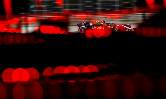 55 Carlos Sainz (ESP, Scuderia Ferrari Mission Winnow), F1 Grand Prix of Bahrain at Bahrain International Circuit on March 27, 2021 in Sakhir, Bahrain. (Photo by HOCH ZWEI) Sakhir Bahrain