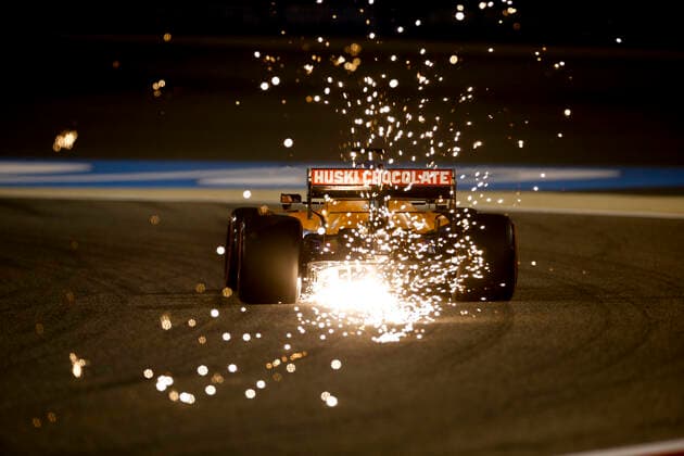 3 Daniel Ricciardo (AUS, McLaren F1 Team), F1 Grand Prix of Bahrain at Bahrain International Circuit on March 27, 2021 in Sakhir, Bahrain. (Photo by HOCH ZWEI) Sakhir Bahrain