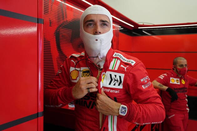 F1 Grand Prix of Bahrain 16 Charles Leclerc (MON, Scuderia Ferrari Mission Winnow), F1 Grand Prix of Bahrain at Bahrain International Circuit on March 27, 2021 in Sakhir, Bahrain. (Photo by COLOMBO IMAGES FIA Pool via HOCH ZWEI) Sakhir Bahrain Poolfoto HOCH ZWEI Pool COLOMBO IMAGES ,EDITORIAL USE ONLY