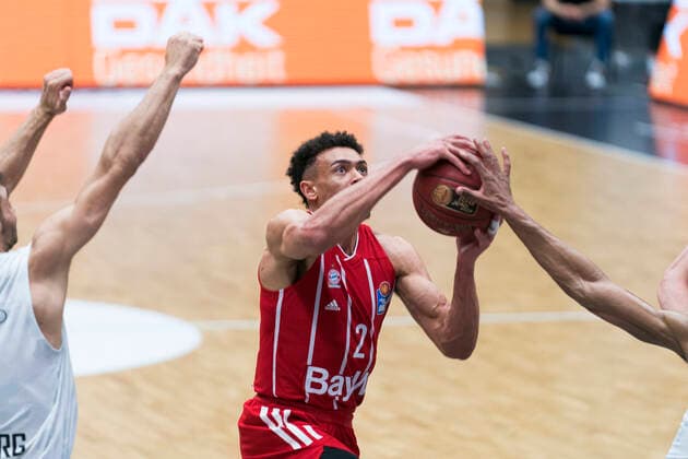 easyCredit Basketball Bundesliga, Hamburg, 27.03.2021 easyCredit Basketball Bundesliga, Hamburg Towers vs. FC Bayern Muenchen Basketball,Wade Baldwin ( 2 FC Bayern Muenchen Basketball) Copyright: xBEAUTIFULxSPORTS Mohwinkelx