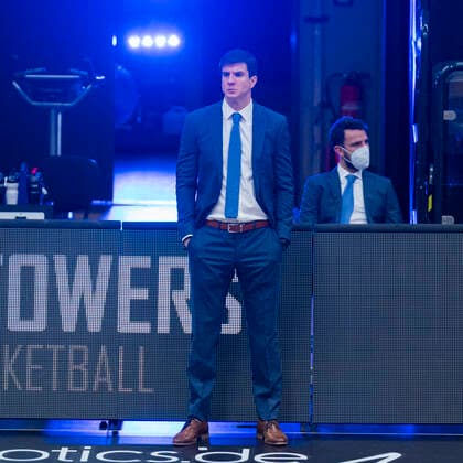 easyCredit Basketball Bundesliga, Hamburg, 27.03.2021 easyCredit Basketball Bundesliga, Hamburg Towers vs. FC Bayern Muenchen Basketball, Pedro Calles (Head Coach Hamburg Towers) Copyright: xBEAUTIFULxSPORTS Mohwinkelx