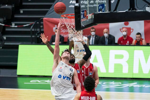 easyCredit Basketball Bundesliga, Hamburg, 27.03.2021 easyCredit Basketball Bundesliga, Hamburg Towers vs. FC Bayern Muenchen Basketball, Maik Kotsar ( 11 Hamburg Towers) Copyright: xBEAUTIFULxSPORTS Mohwinkelx