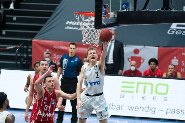 easyCredit Basketball Bundesliga, Hamburg, 27.03.2021 easyCredit Basketball Bundesliga, Hamburg Towers vs. FC Bayern Muenchen Basketball, Jordan Swing ( 2 Hamburg Towers) Copyright: xBEAUTIFULxSPORTS Mohwinkelx