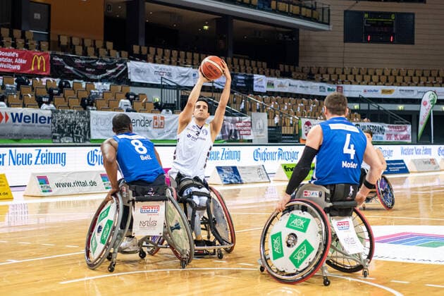 RBBL; RSV Lahn-Dill - BG Baskets Hamburg, 27.03.21 Mojtaba Kamali ( 24 BG Baskets Hamburg), Brian Bell ( 8 RSV Lahn-Dill), Dominik Mohsler ( 4 RSV Lahn-Dill) Rittal Arena, Wetzlar, 27.03.21 Copyright: xBEAUTIFULxSPORTS Roeczeyx