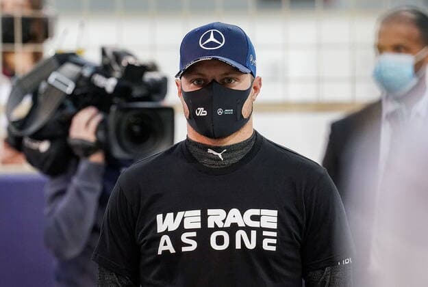 Formula 1 Gulf Air Bahrain Grand Prix 2021 28.03.2021, Bahrain International Circuit, Sakhir, Formula 1 Gulf Air Bahrain Grand Prix 2021 ,im Bild Valtteri Bottas (FIN 77), Mercedes-AMG Petronas Formula One Team