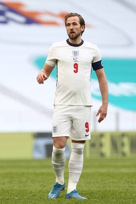 Albania v England 2022 FIFA World Cup, WM, Weltmeisterschaft, Fussball Qualifiers Harry Kane of England during the 2022 FIFA World Cup Qualifiers match at the Air Albania Stadium, Tirana Content Not Available For UK Newspapers Copyright: xFocusxImagesx FIL-15360-0016